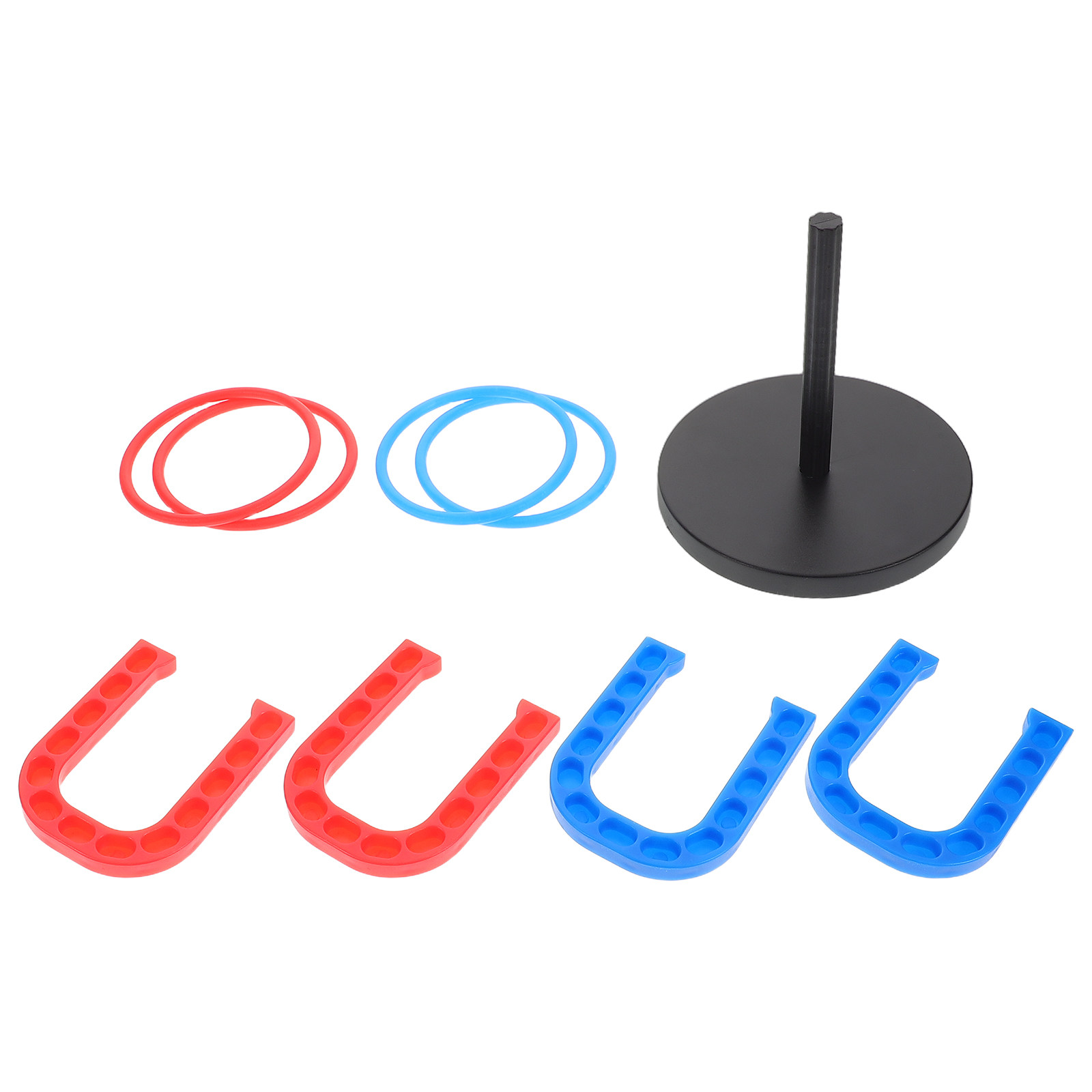 Ring Toss Outdoor - 1Set Educational Horseshoe Game Set Plastic