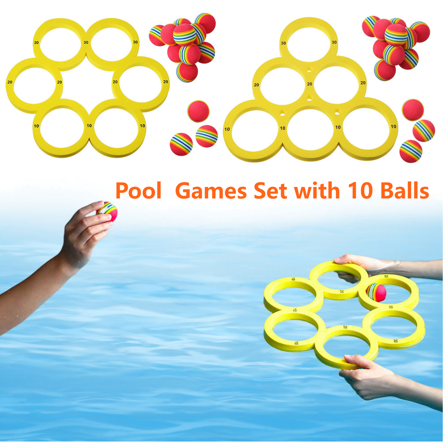 Limbo Game Set - 1set Fun Splash Water Sports Floating