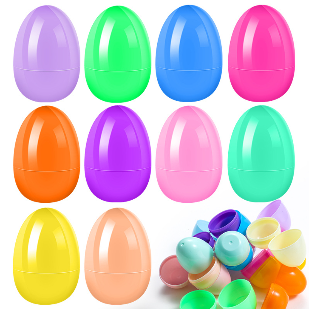 Party Games Easter Egg - Fillable Easter Eggs Color Plastic Opening
