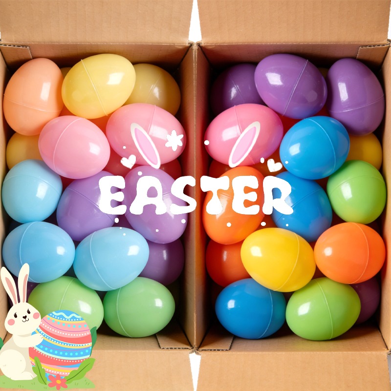 Party Games Easter Egg - 50/10x Colorful Fillable Easter Eggs Macaron