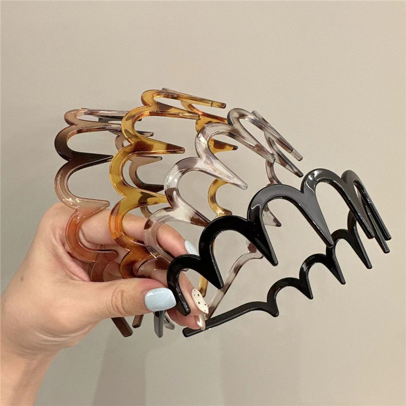 Ring Toss Outdoor - Korean Women Hair Comb Headband Plastic