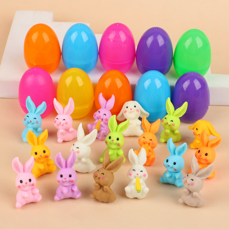 24Pcs Easter Egg With Rabbit F - Party Games Easter Egg ulasan dan harga