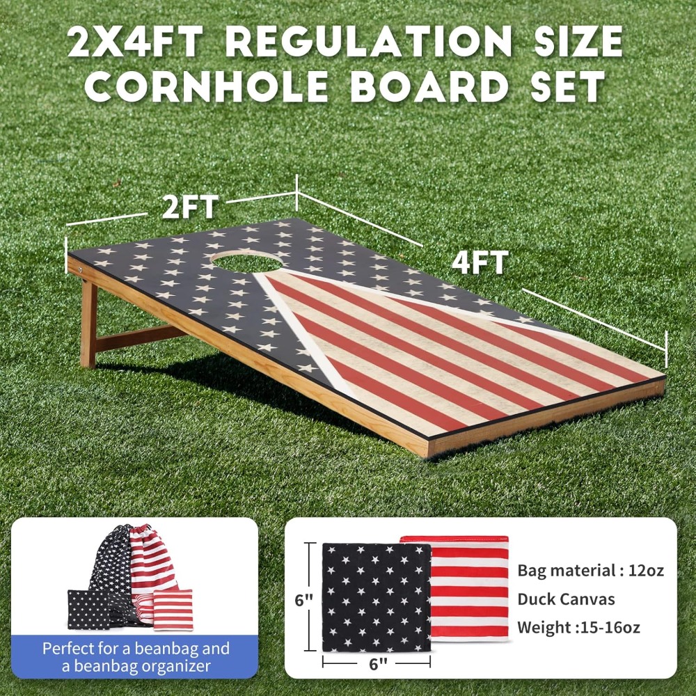 Cornhole Set, Corn Holes Outdo - Cornhole Board Set ulasan dan harga