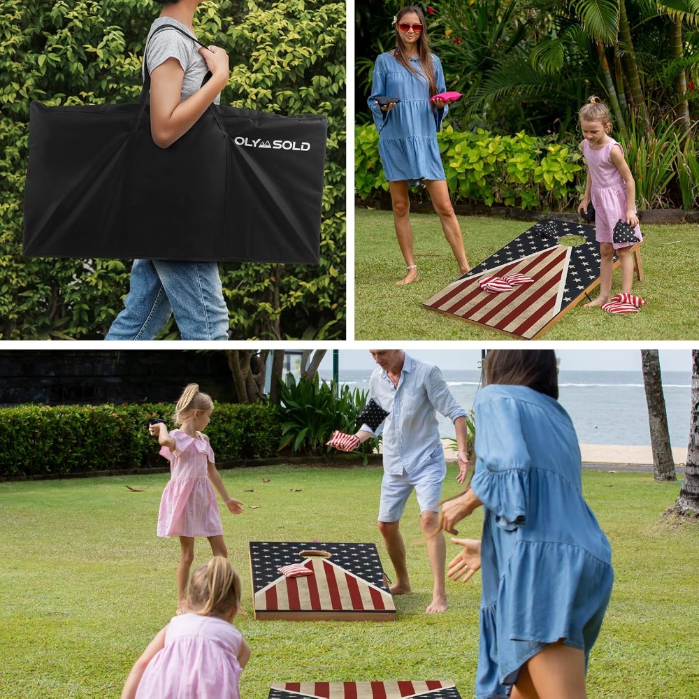 Cornhole Set, Corn Holes Outdo - Cornhole Board Set ulasan dan harga
