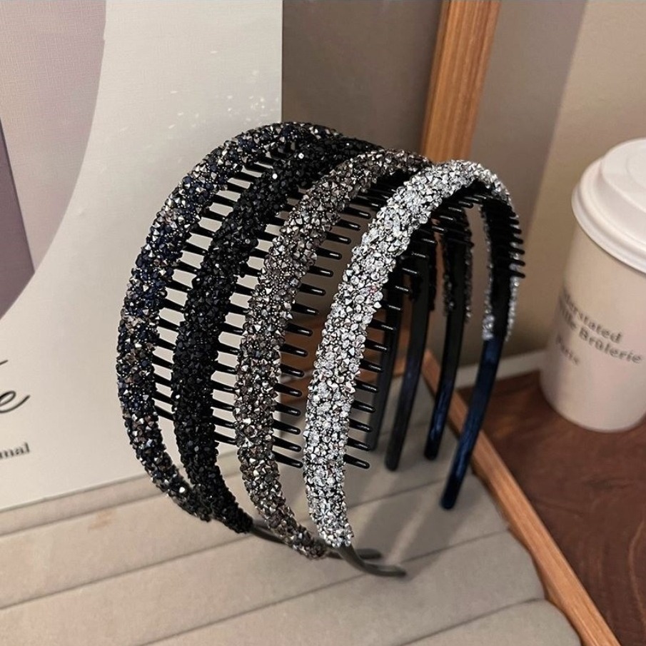 Non-slip Rhinestone Hair Hoops - Ring Toss Outdoor ulasan dan harga