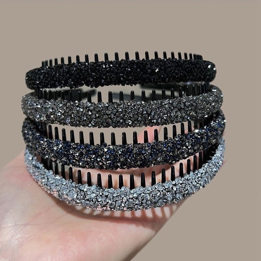 Non-slip Rhinestone Hair Hoops - Ring Toss Outdoor ulasan dan harga