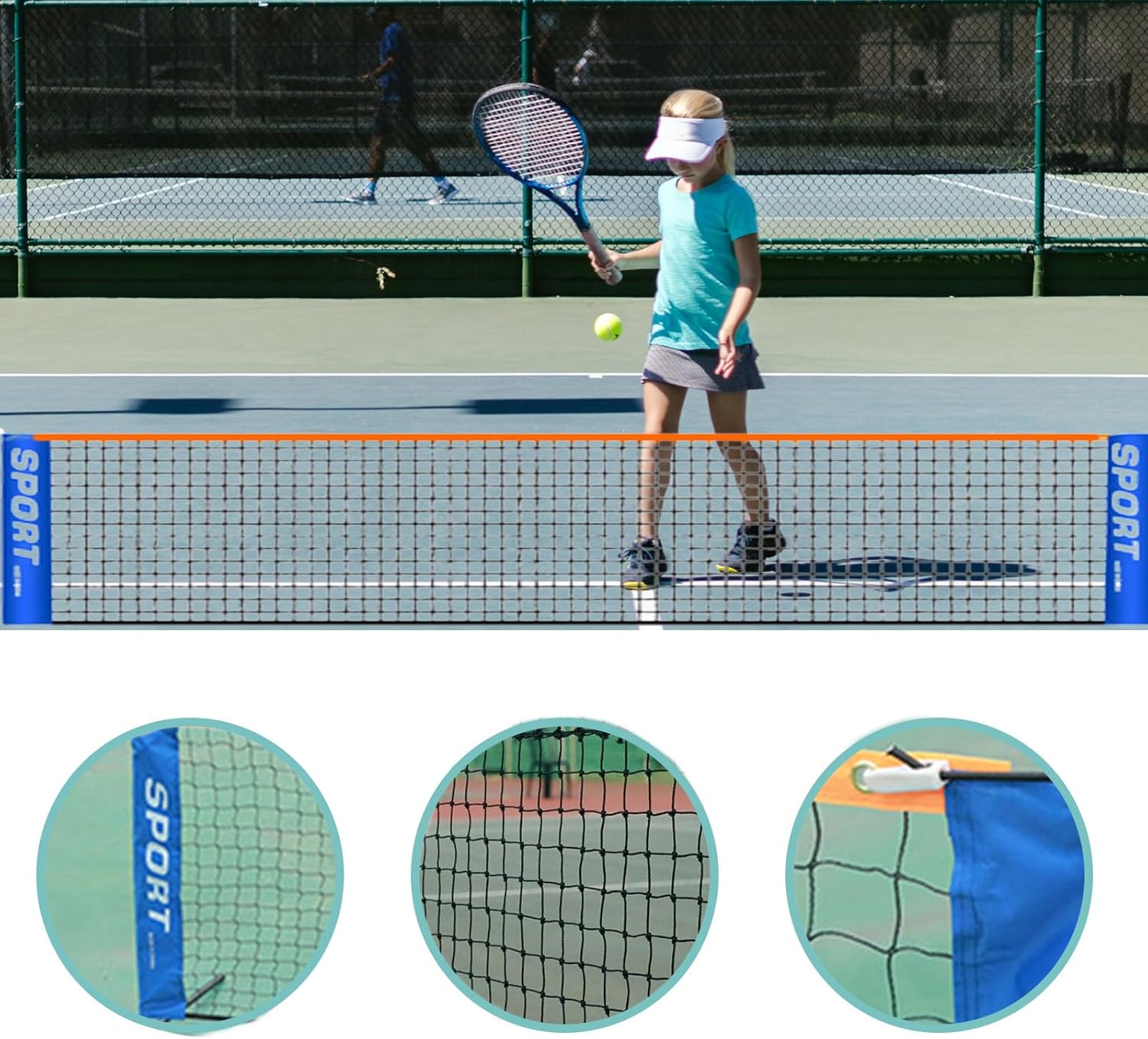 Portable Badminton Net Set for - Badminton Set Garden ulasan dan harga