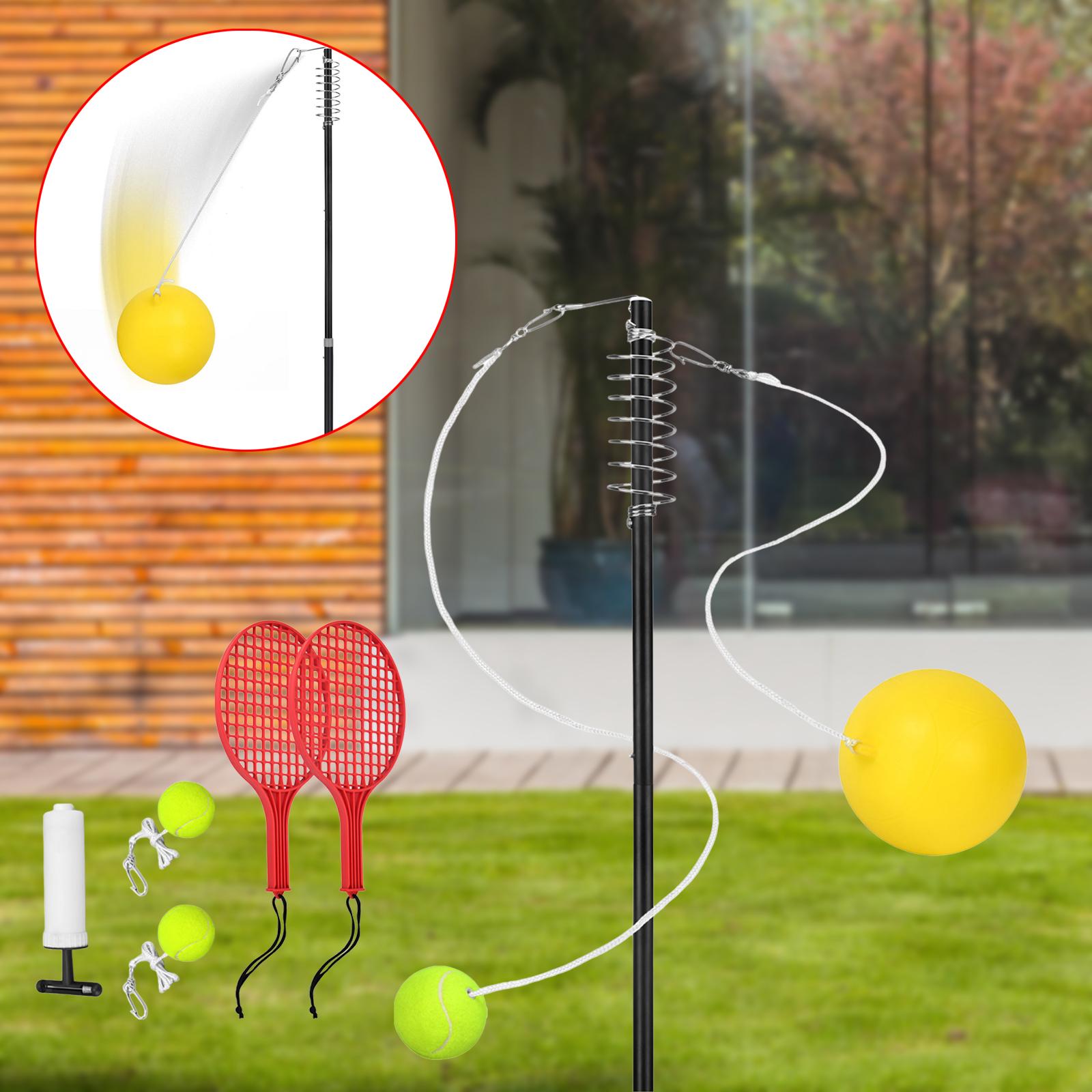 Tetherball Tennis Set Professi - Badminton Set Garden ulasan dan harga