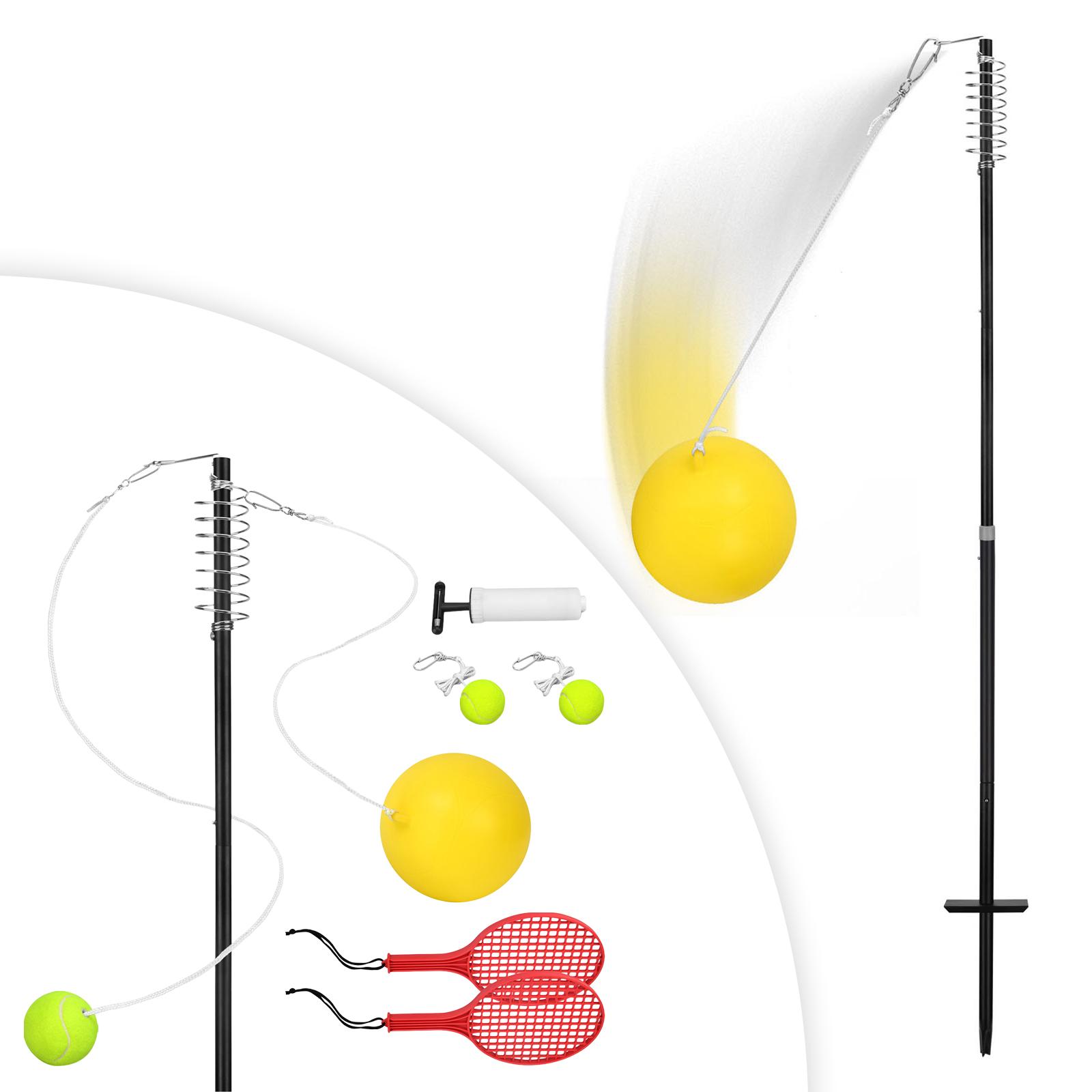 Tetherball Tennis Set Professi - Badminton Set Garden ulasan dan harga