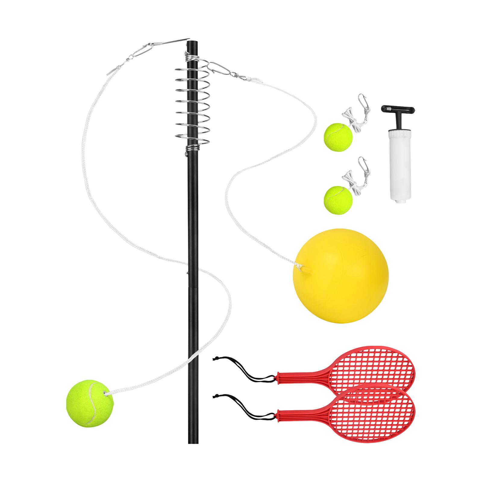 Tetherball Tennis Set Professi - Badminton Set Garden ulasan dan harga