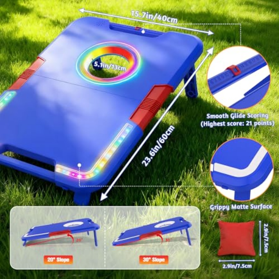 Portable Cornhole Board Set wi - Cornhole Board Set ulasan dan harga