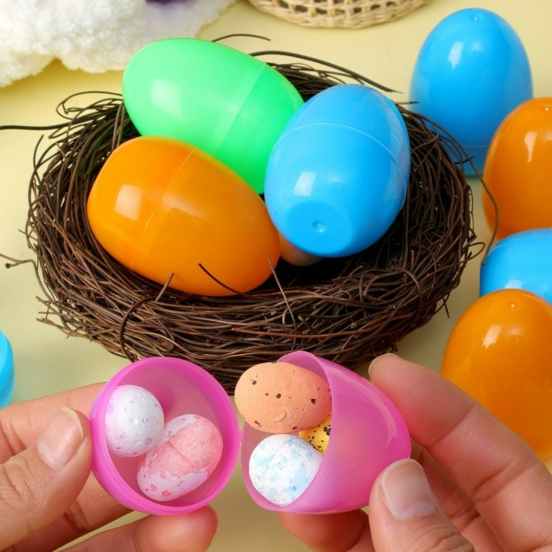 50/10x Colorful Fillable Easte - Party Games Easter Egg ulasan dan harga
