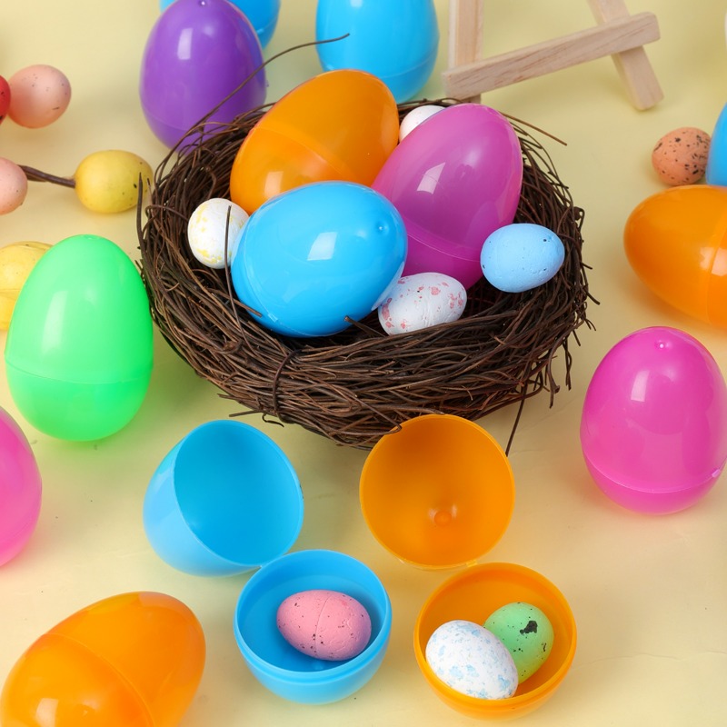 50/10x Colorful Fillable Easte - Party Games Easter Egg ulasan dan harga