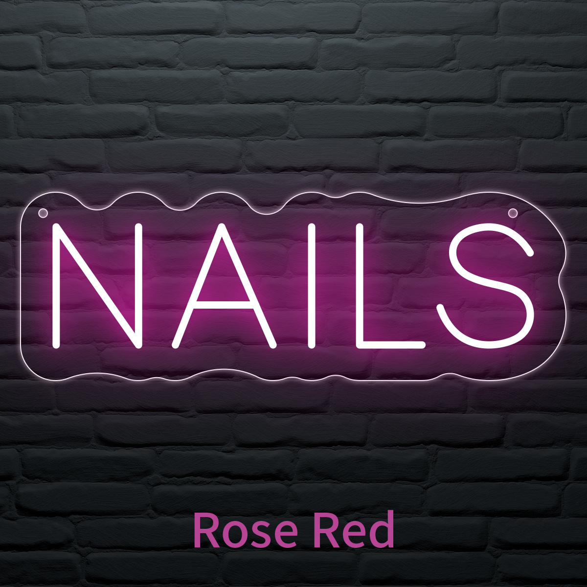 Nails LED Neon Light Sign, Pre - Party Games Graduation Ideas ulasan dan harga