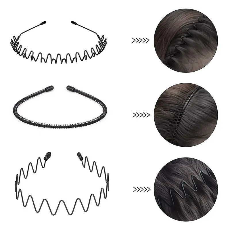 Unisex Metal Wavy Spring Hair  - Ring Toss Outdoor ulasan dan harga
