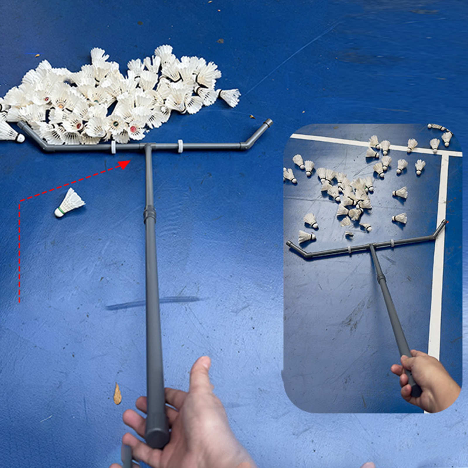 Badminton Shuttlecock Collecto - Badminton Set Garden ulasan dan harga