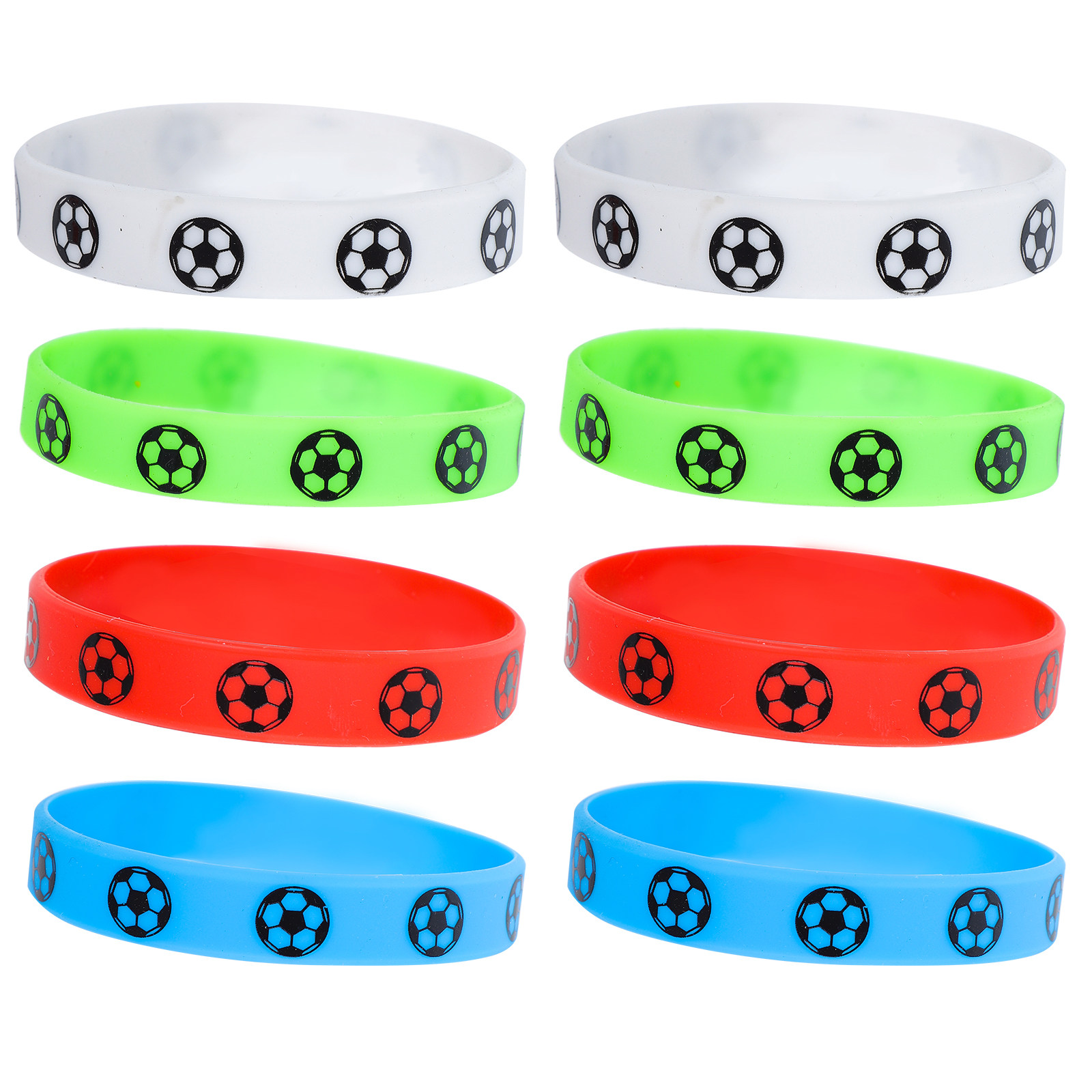 8Pcs Football Wristbands Silic - Party Games Android ulasan dan harga