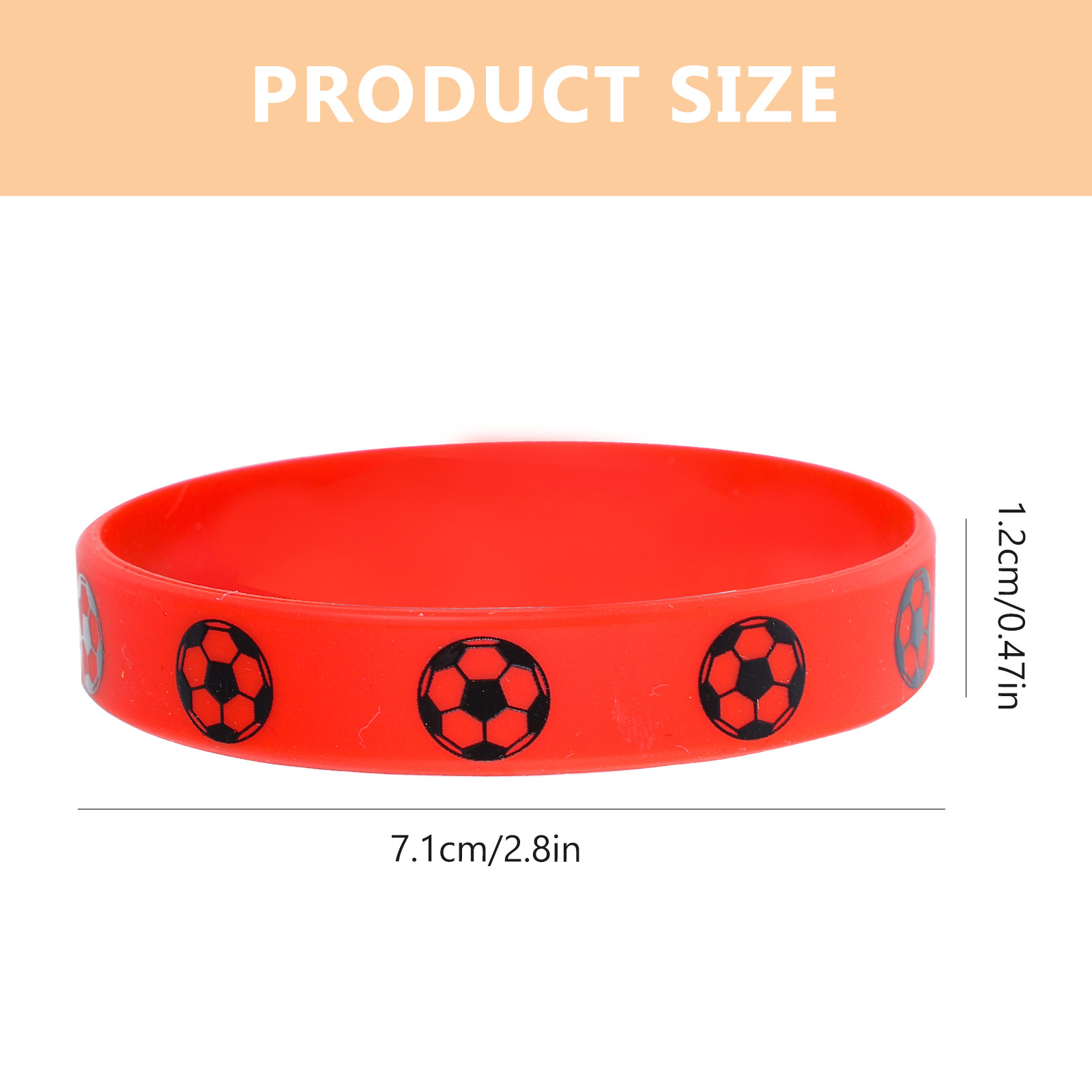 8Pcs Football Wristbands Silic - Party Games Android ulasan dan harga