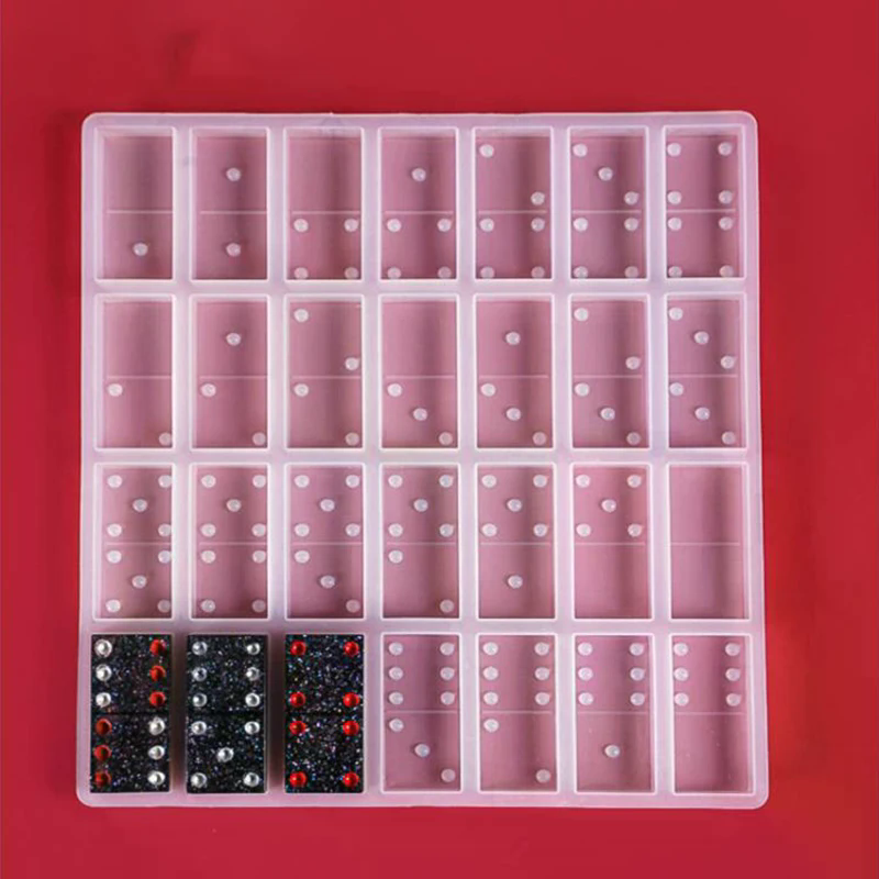 1PC Handmade Resin Domino Sili - Limbo Game Set ulasan dan harga