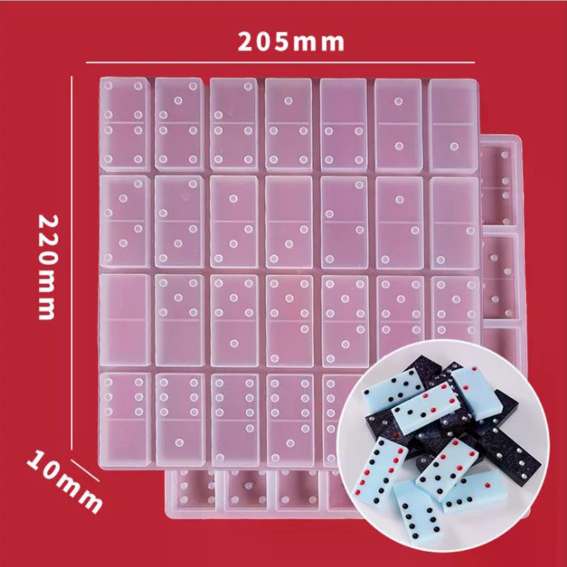 1PC Handmade Resin Domino Sili - Limbo Game Set ulasan dan harga