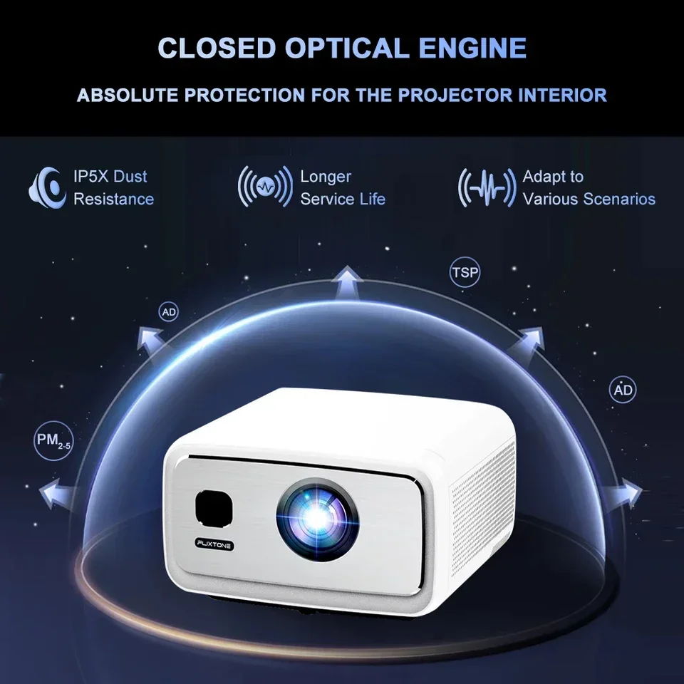 4000 ANSI Lumens Full HD 4K D1 - Party Games Android ulasan dan harga