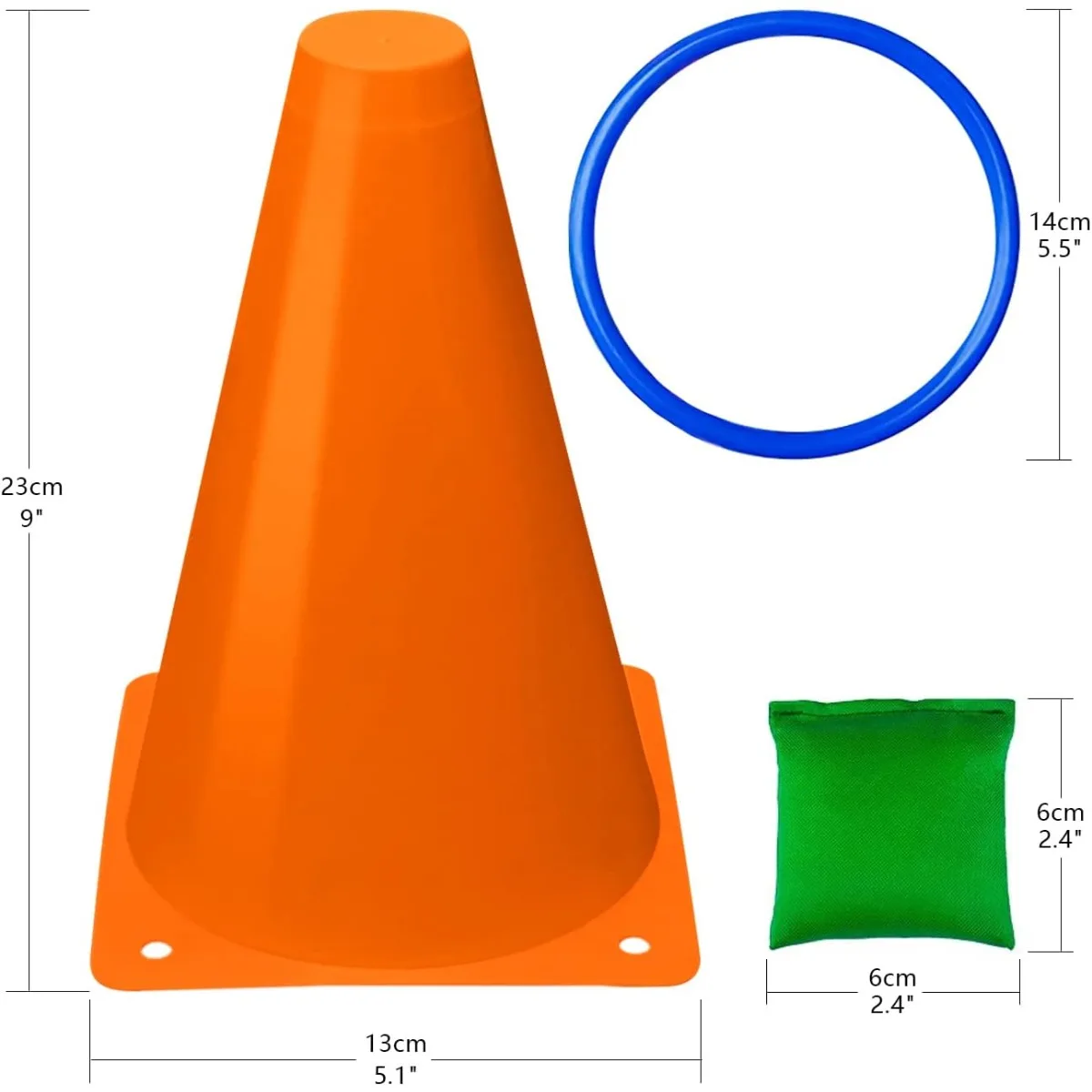 3 in 1 Soft Plastic Cones Bean - Cornhole Board Set ulasan dan harga