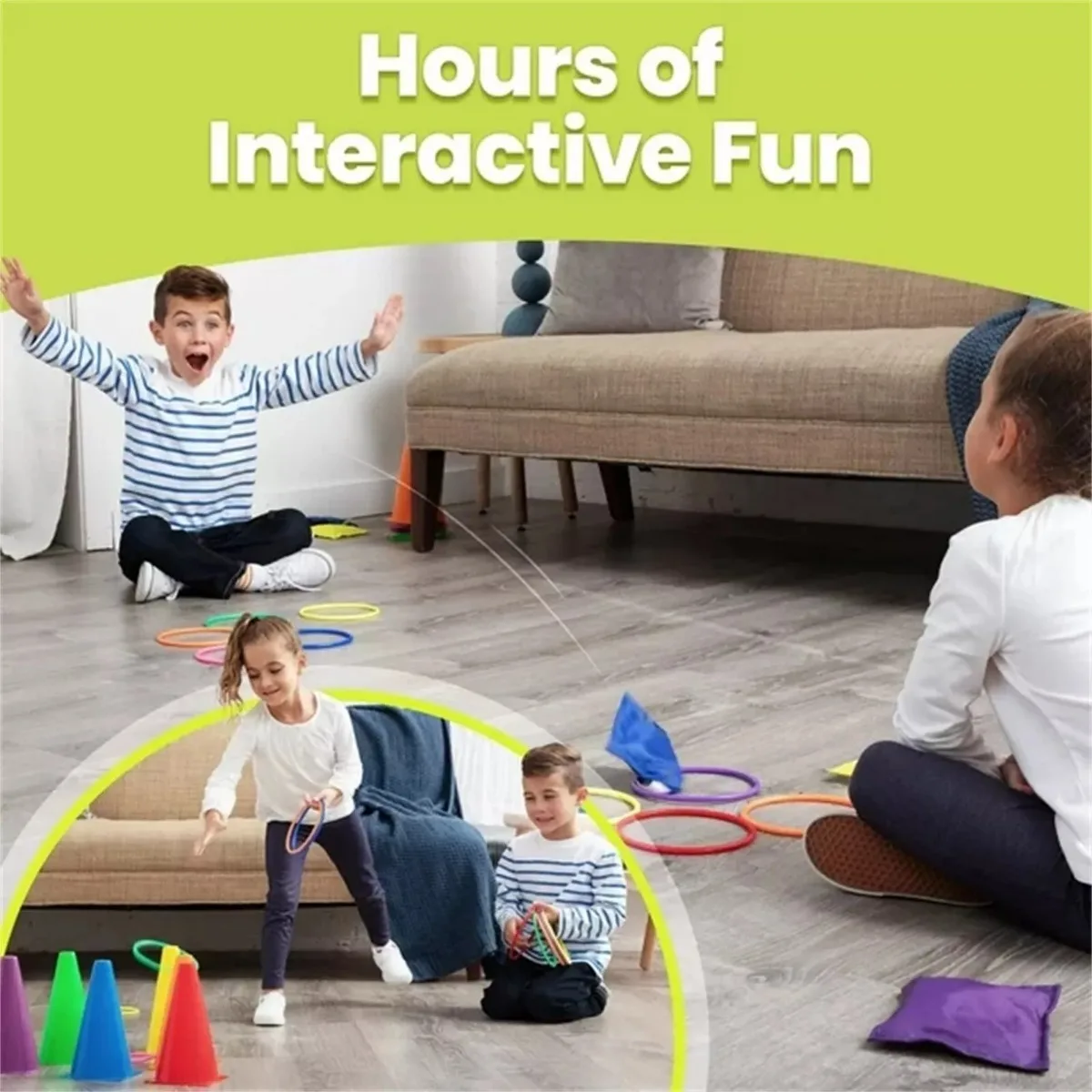 3 in 1 Soft Plastic Cones Bean - Cornhole Board Set ulasan dan harga