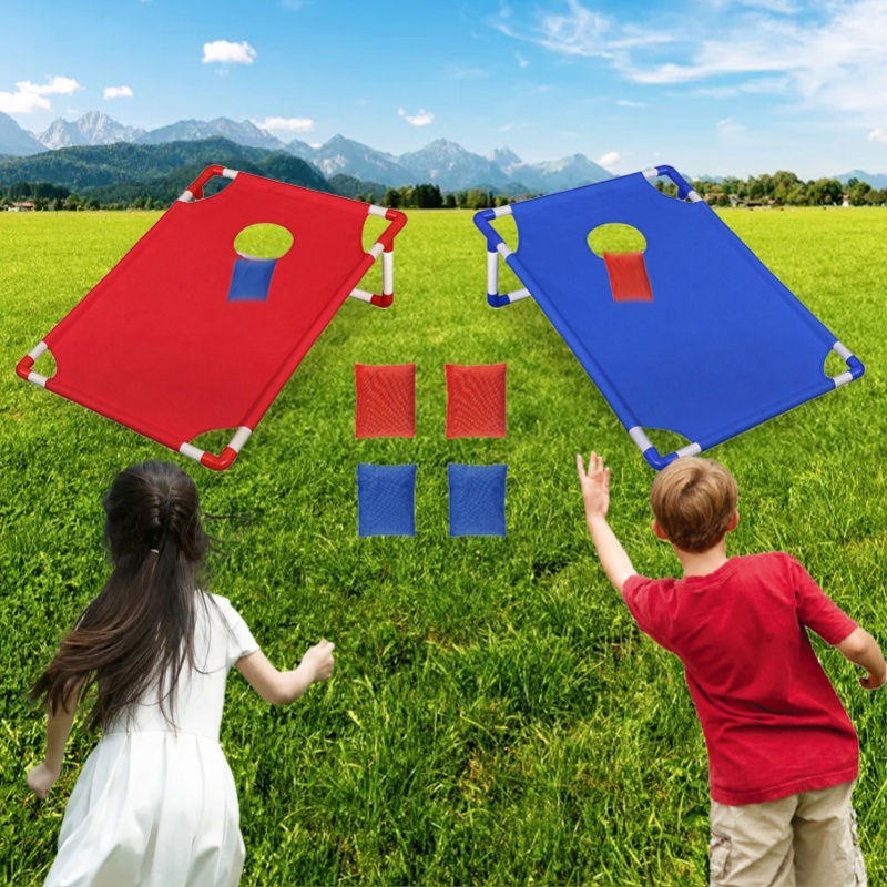 Portable Cornhole Set With 1 C - Cornhole Board Set ulasan dan harga